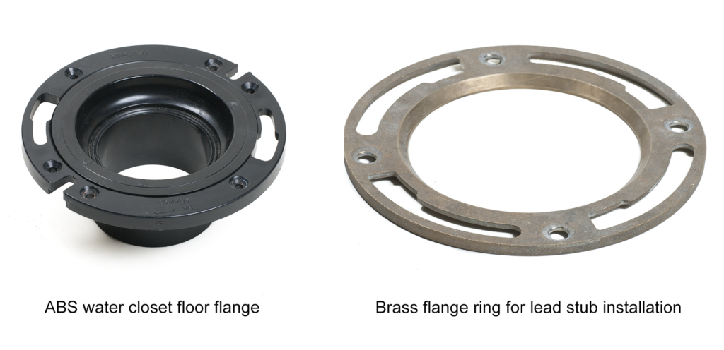 toilet flanges