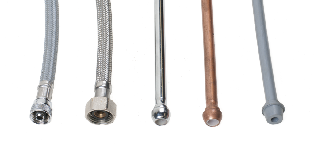 various types of fixture supply tubes