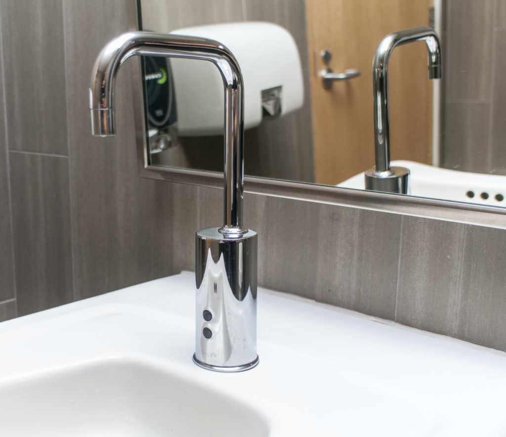 sensor activated faucet